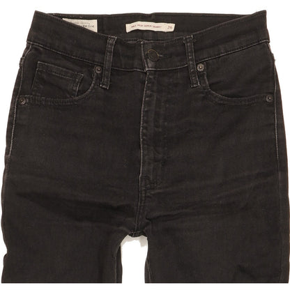 Levi's Mile Women Black Skinny Slim Stretch Jeans W26 L29