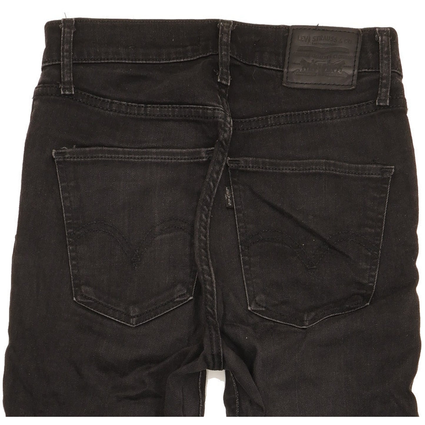 Levi's Mile Women Black Skinny Slim Stretch Jeans W26 L29