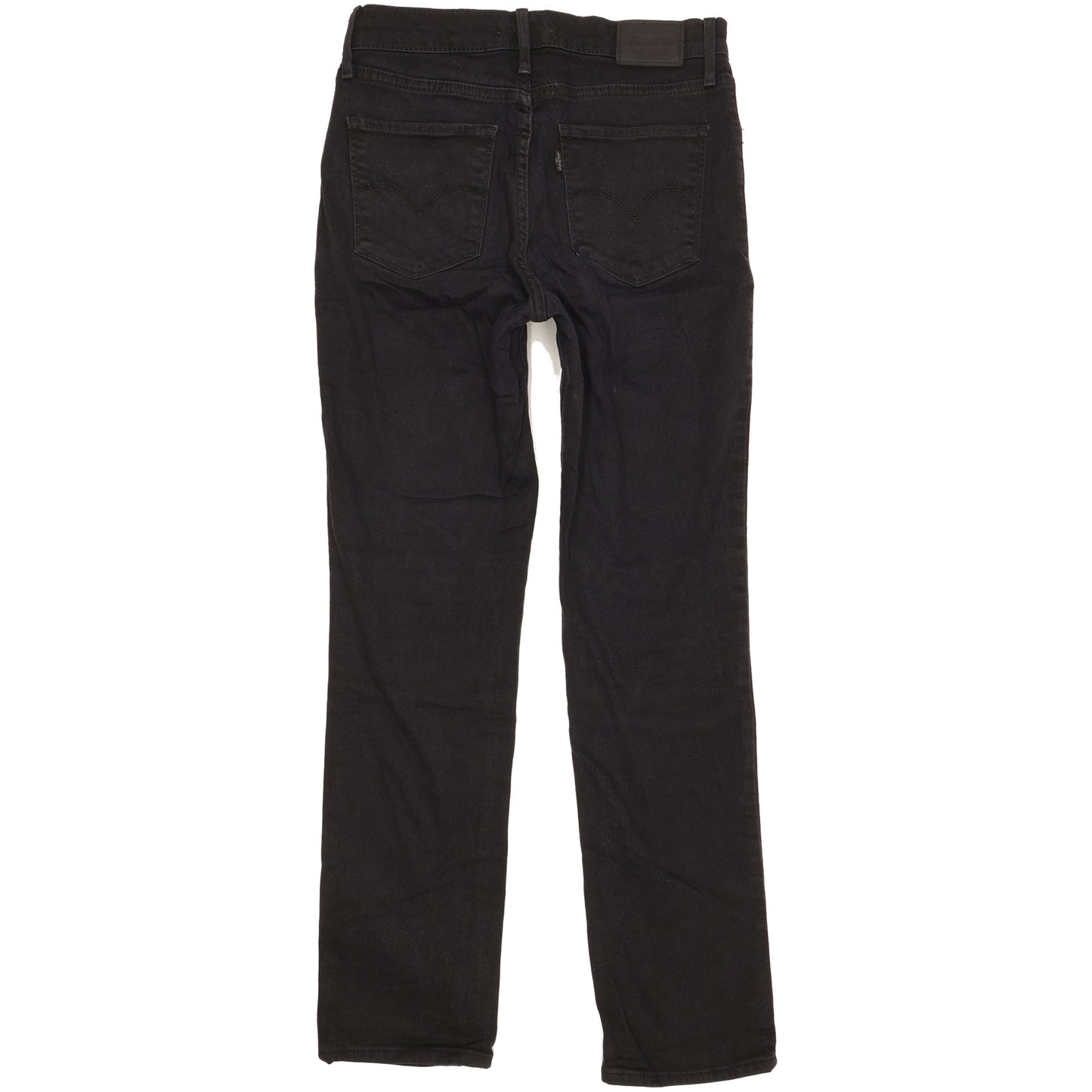 Levi's 724 Women Black Straight Slim Stretch Jeans W28 L29