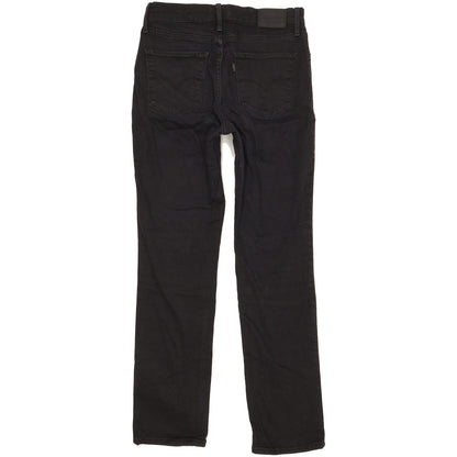 Levi's 724 Women Black Straight Slim Stretch Jeans W28 L29