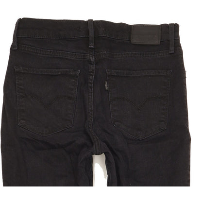 Levi's 724 Women Black Straight Slim Stretch Jeans W28 L29