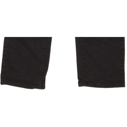 Levi's 724 Women Black Straight Slim Stretch Jeans W28 L29