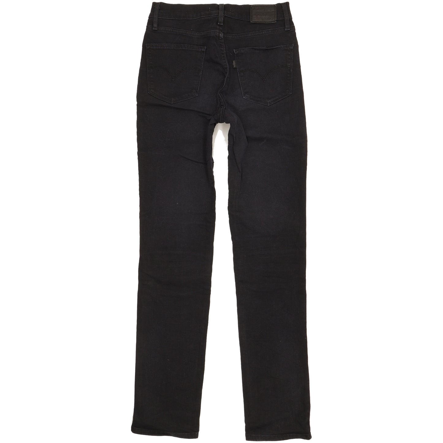 Levi's 724 Women Black Straight Slim Stretch Jeans W26 L31