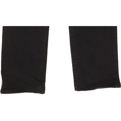 Levi's 724 Women Black Straight Slim Stretch Jeans W26 L31