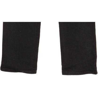 Levi's 724 Women Black Straight Slim Stretch Jeans W26 L31