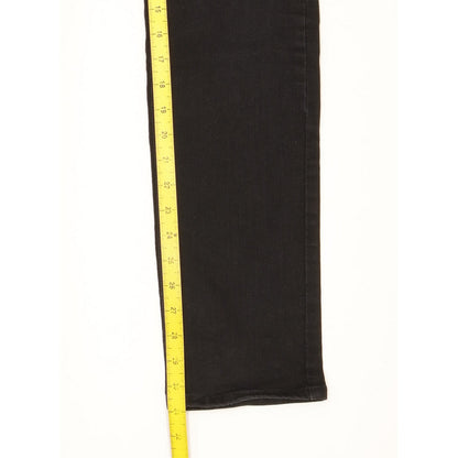 Levi's 724 Women Black Straight Slim Stretch Jeans W26 L31
