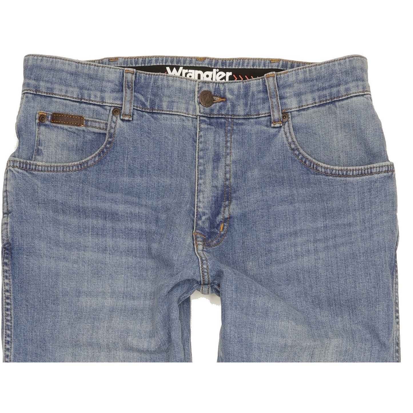 Wrangler Texas Men Blue Straight Slim Jeans W32 L33