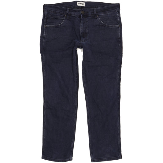 Wrangler Greensboro Men Blue Straight Regular Stretch Jeans W36 L29