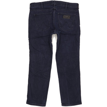 Wrangler Greensboro Men Blue Straight Regular Stretch Jeans W36 L29