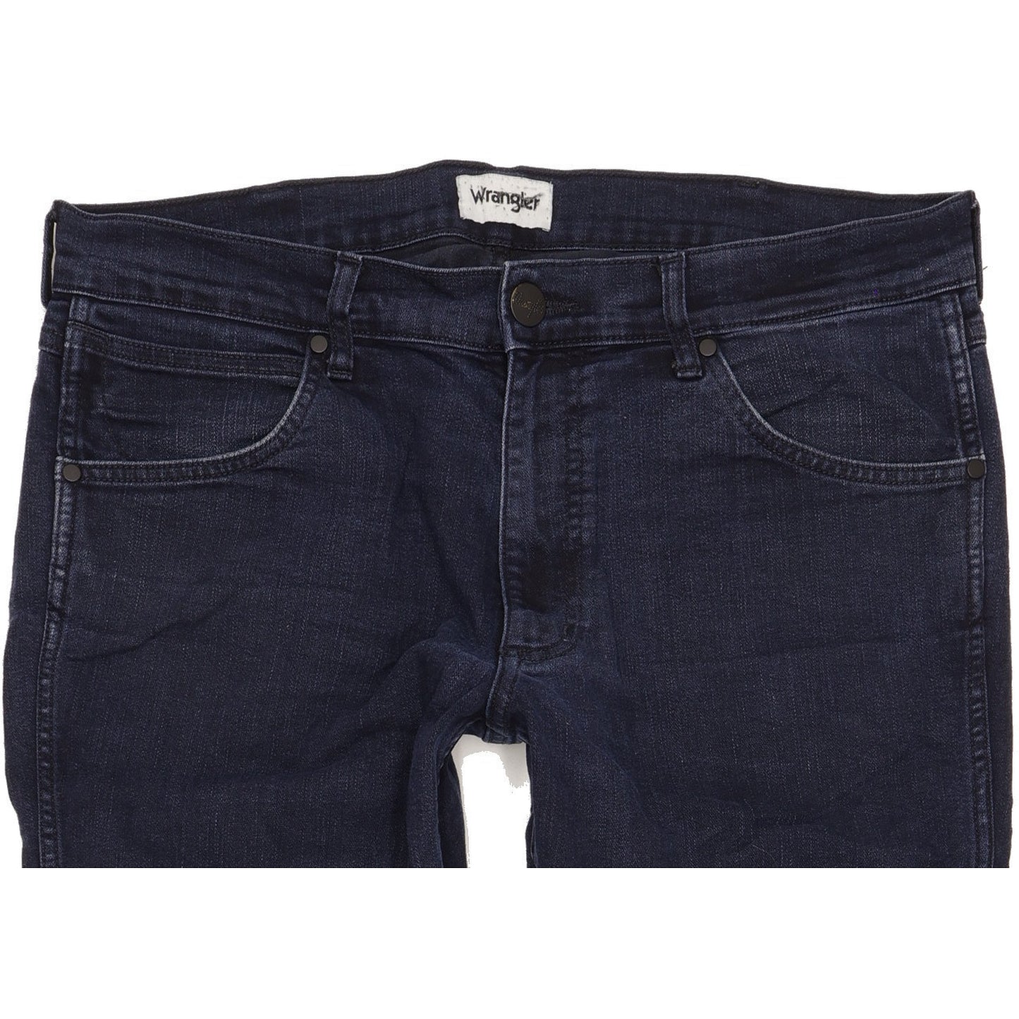 Wrangler Greensboro Men Blue Straight Regular Stretch Jeans W36 L29