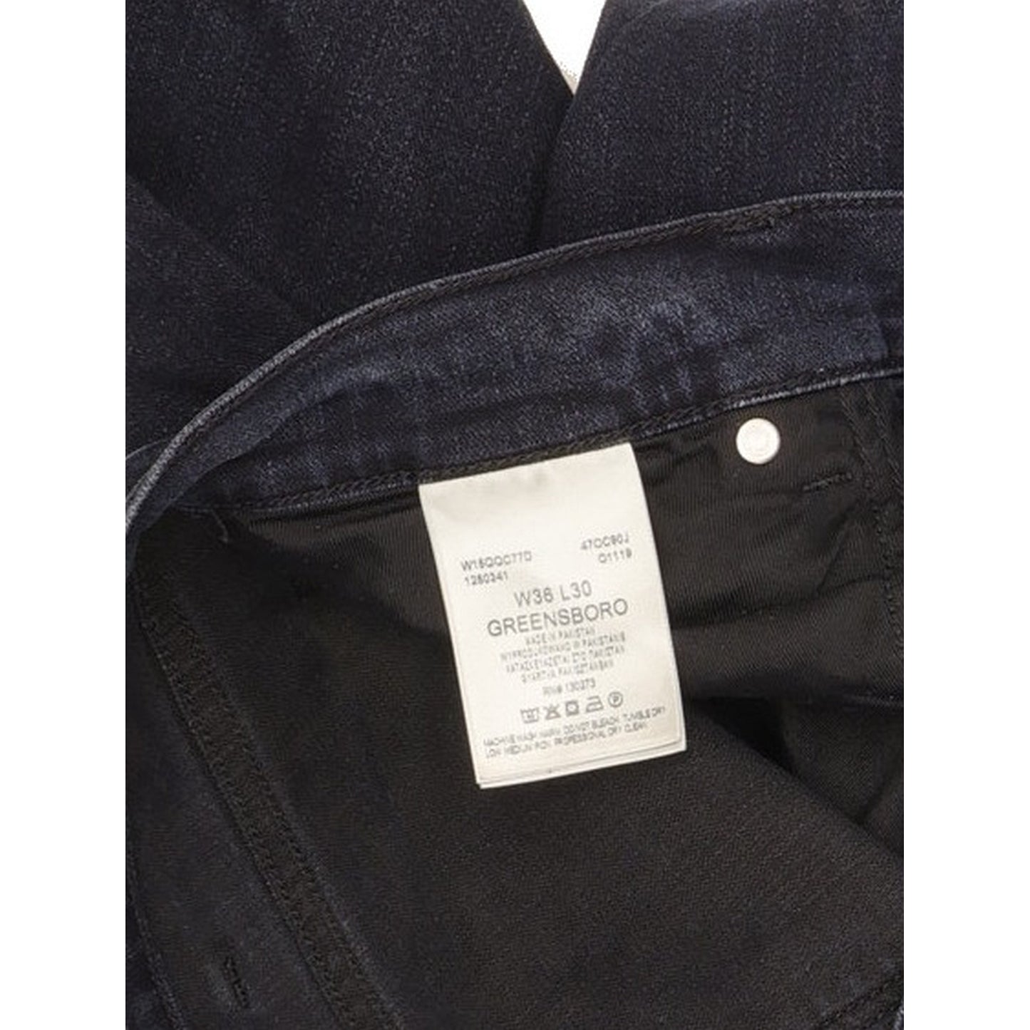 Wrangler Greensboro Men Blue Straight Regular Stretch Jeans W36 L29
