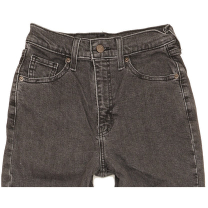 Levi's Grey Tapered Relaxed Mom Stretch Jeans High Waisted W26 L29