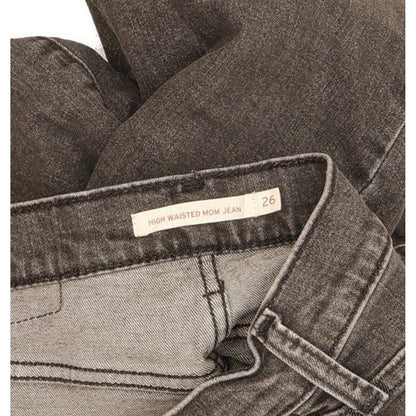 Levi's Grey Tapered Relaxed Mom Stretch Jeans High Waisted W26 L29
