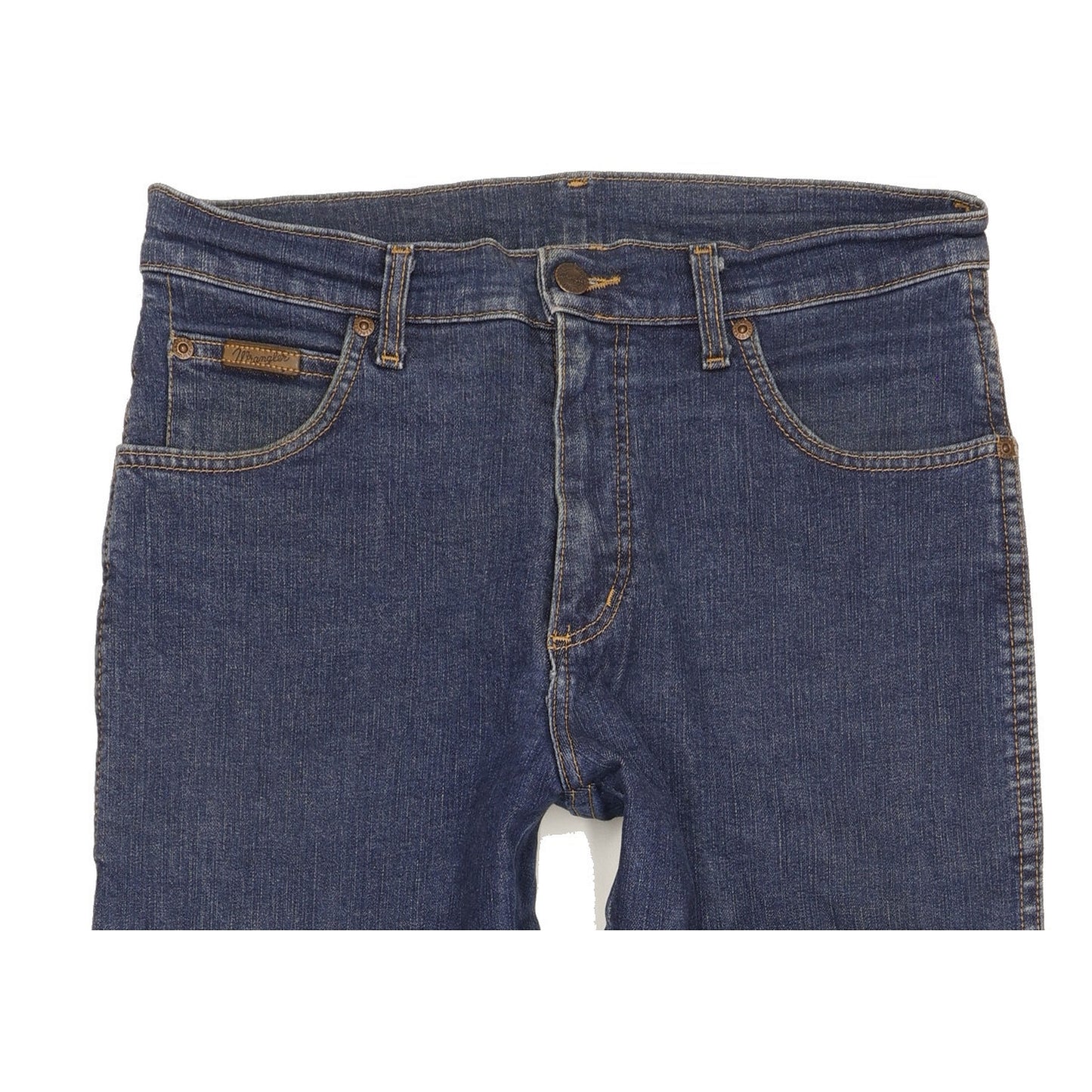 Wrangler Texas Men Blue Straight Regular Stretch Jeans W31 L34