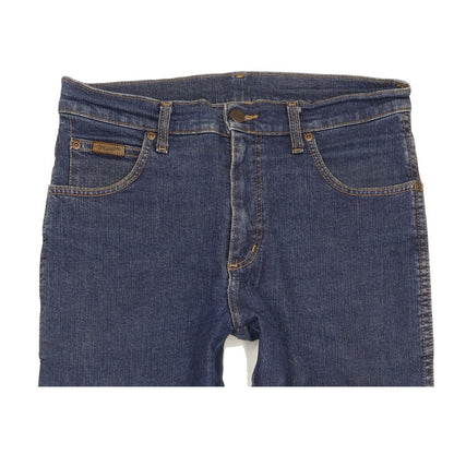 Wrangler Texas Men Blue Straight Regular Stretch Jeans W31 L34