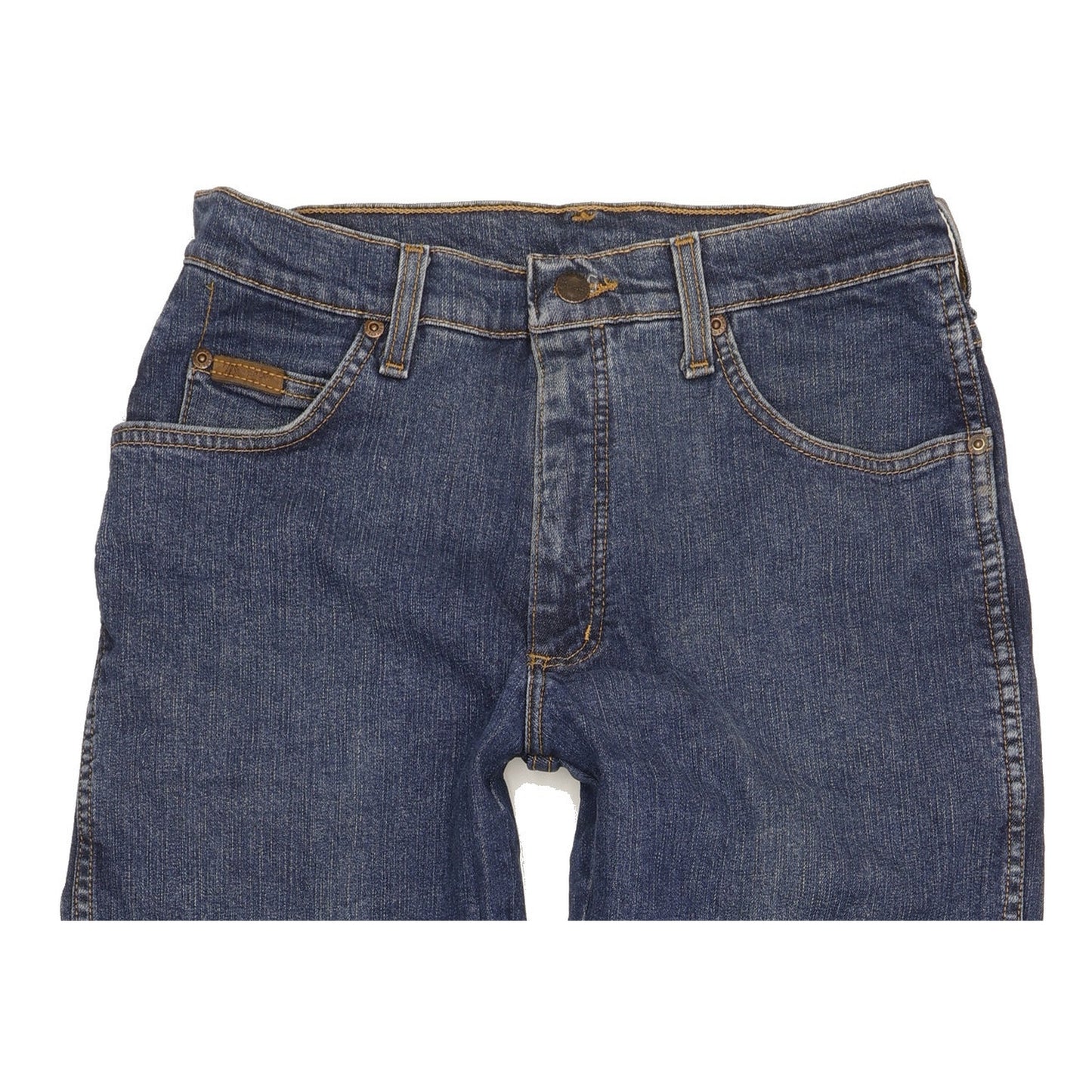 Wrangler Texas Men Blue Straight Regular Stretch Jeans W31 L34