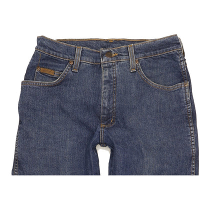 Wrangler Texas Men Blue Straight Regular Stretch Jeans W31 L34