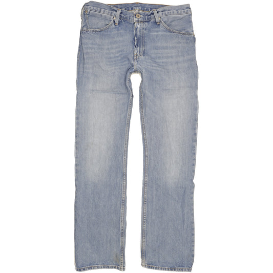 Levi's Men Blue Straight Regular Jeans W34 L33