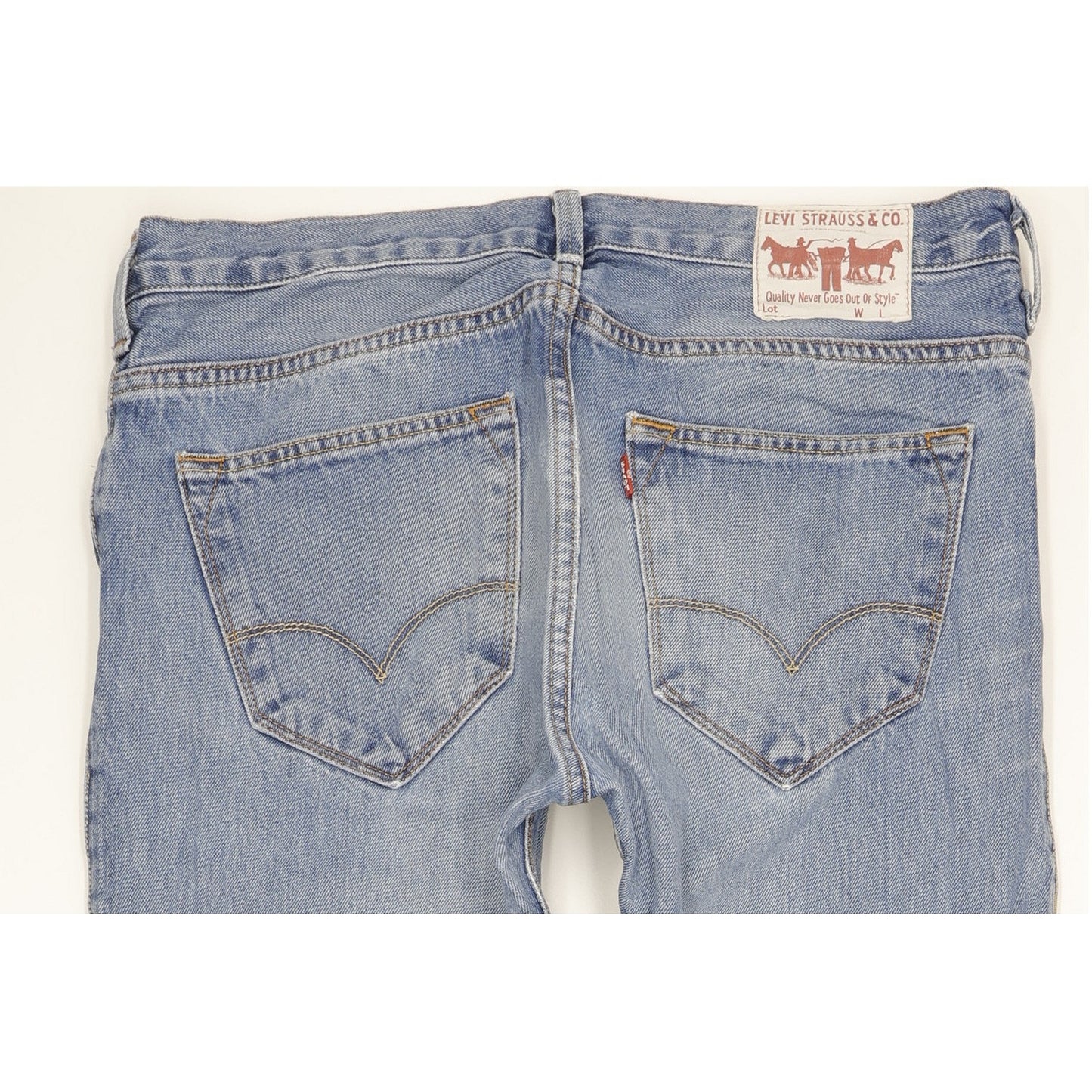 Levi's Men Blue Straight Regular Jeans W34 L33