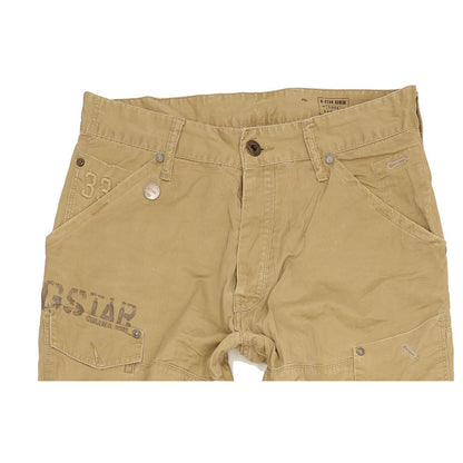 G-Star General 5620 Men Beige Straight Loose Jeans W33 L35