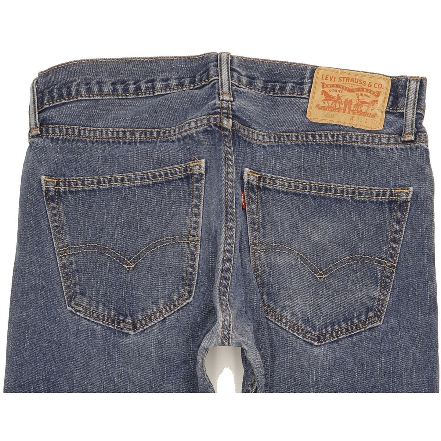 Levi's 508 Men Blue Straight Slim Jeans W32 L29