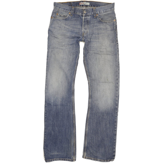 Levi's 512 Men Blue Bootcut Slim Jeans W33 L35