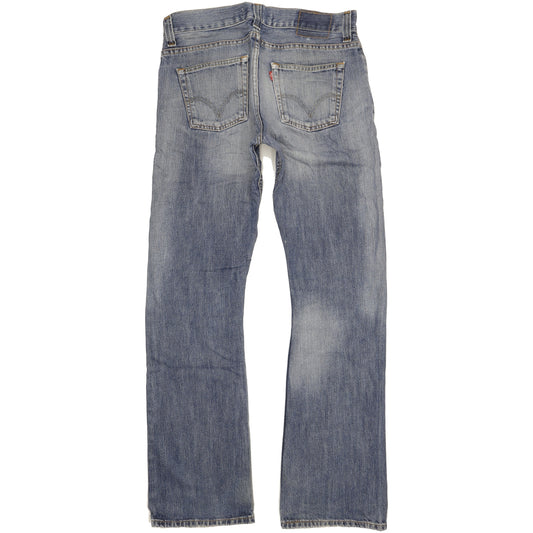 Levi's 512 Men Blue Bootcut Slim Jeans W33 L35