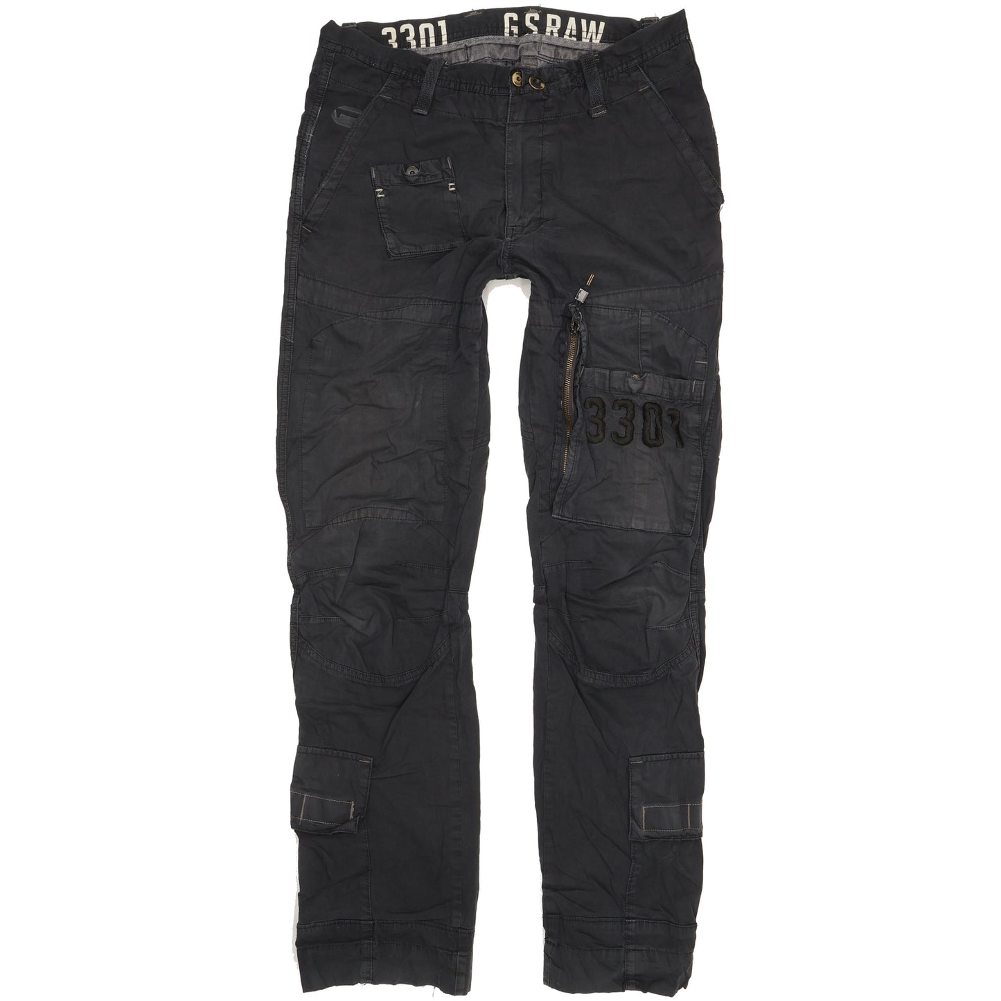 G-Star Mig PT Men Black Tapered Slim Jeans W32 L32