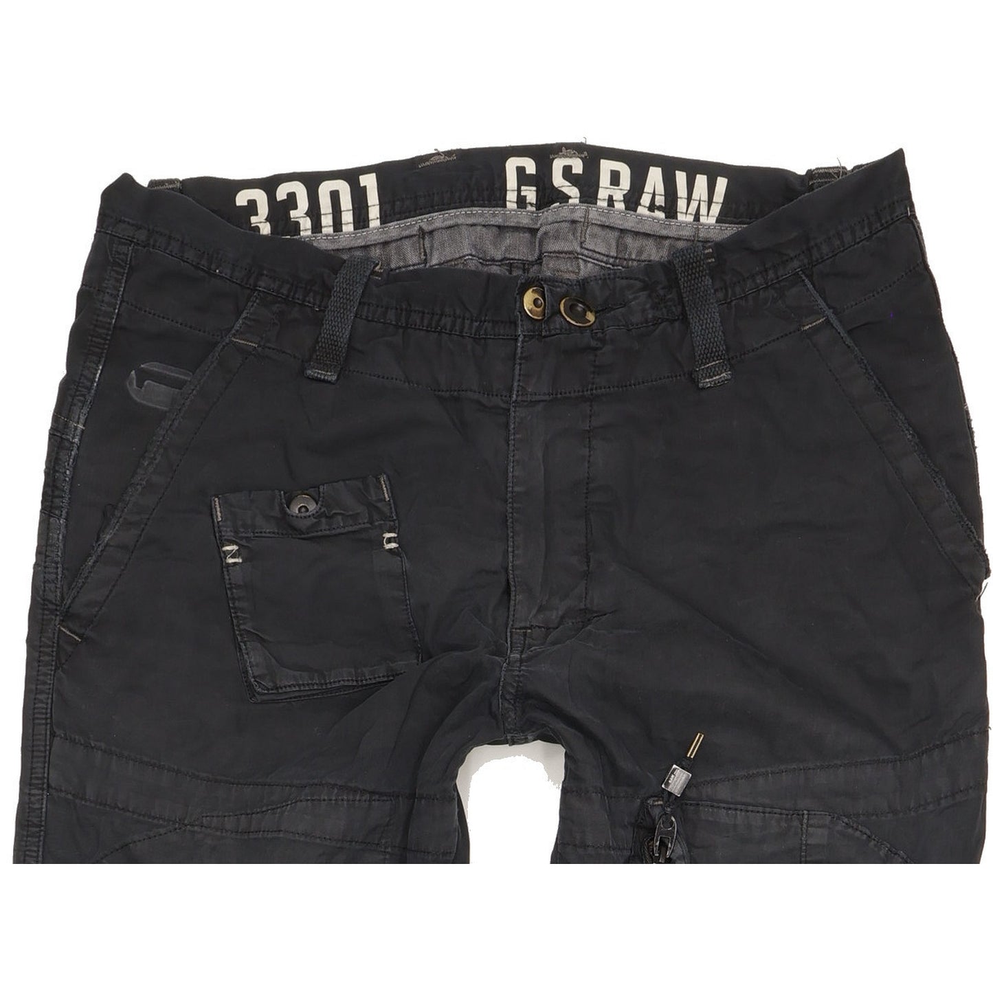 G-Star Mig PT Men Black Tapered Slim Jeans W32 L32