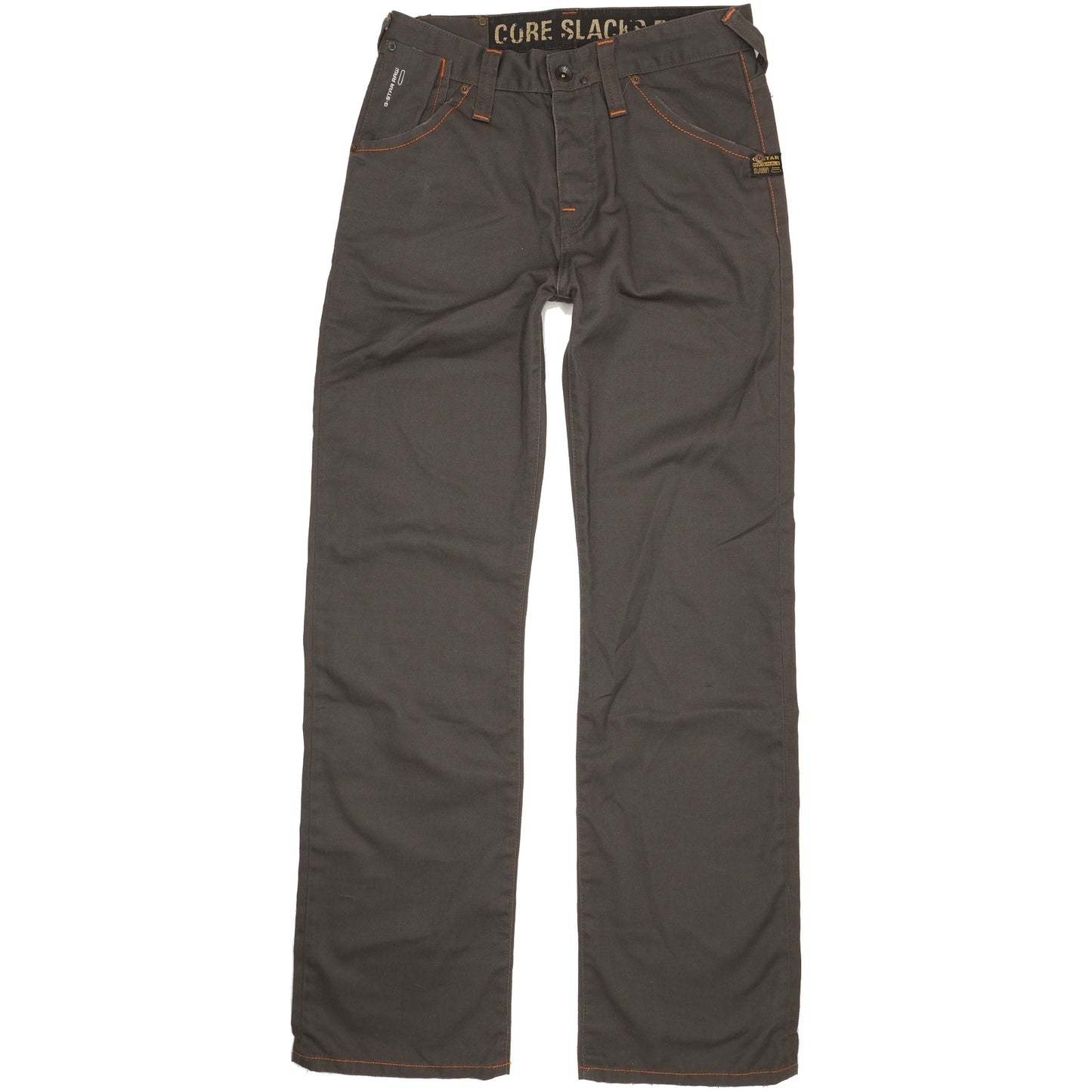 G-Star Core Slacks Men Grey Straight Regular Jeans W31 L34