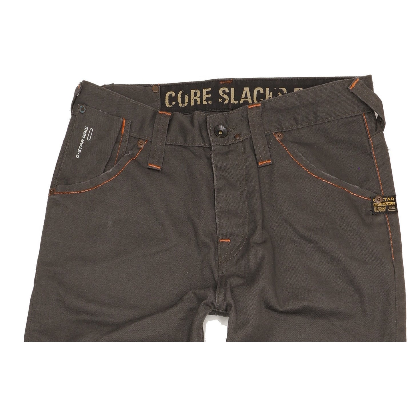 G-Star Core Slacks Men Grey Straight Regular Jeans W31 L34