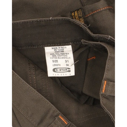 G-Star Core Slacks Men Grey Straight Regular Jeans W31 L34