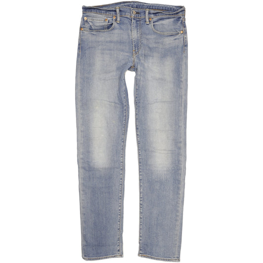 Levi's 502 Men Blue Tapered Regular Stretch Jeans W34 L34