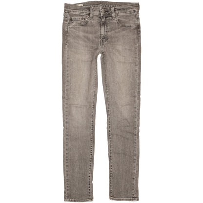 Levi's 519 Men Grey Skinny Slim Stretch Jeans W32 L33