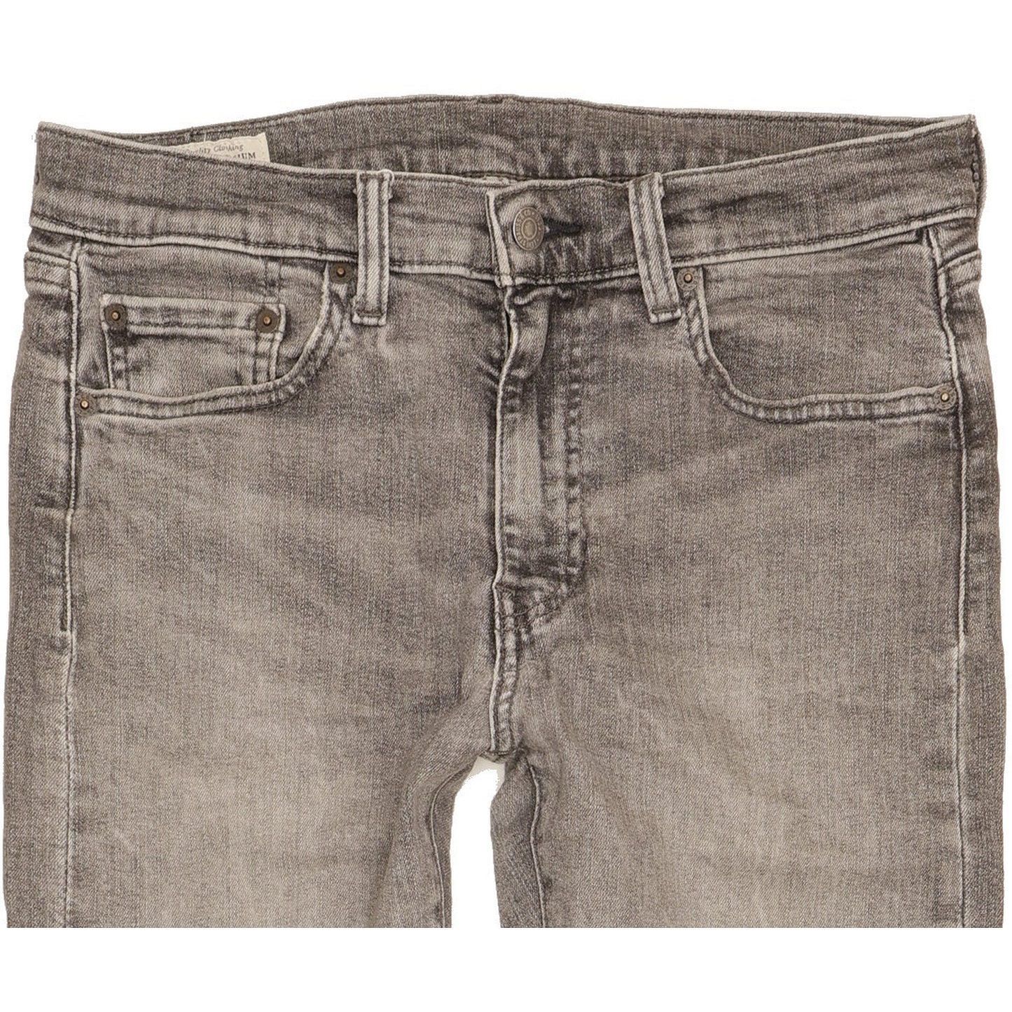 Levi's 519 Men Grey Skinny Slim Stretch Jeans W32 L33