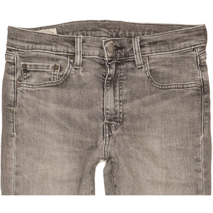 Levi's 519 Men Grey Skinny Slim Stretch Jeans W32 L33