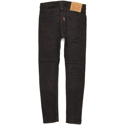Levi's 519 Hi-Ball Men Black Skinny Slim Stretch Jeans W31 L29