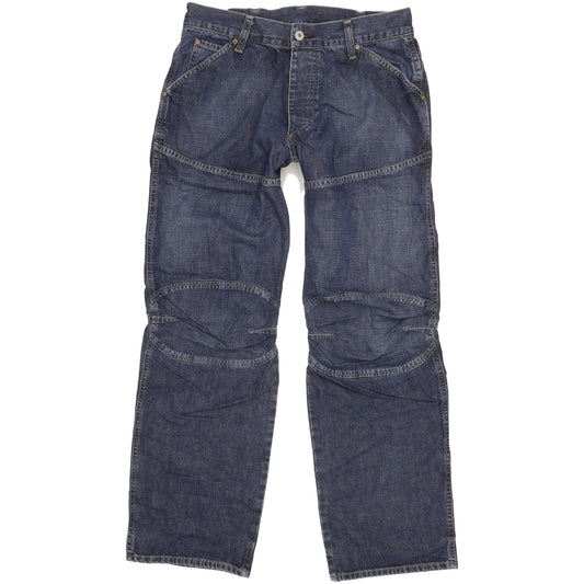 G-Star Shortcut Elwood Men Blue Straight Regular Jeans W34 L31