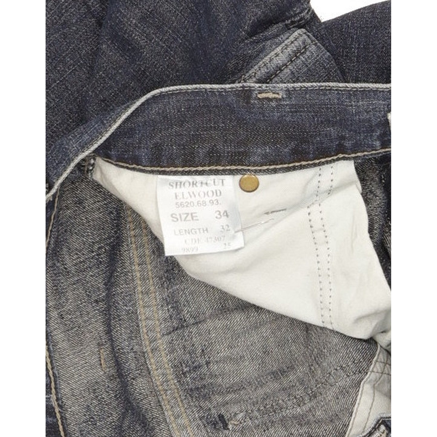 G-Star Shortcut Elwood Men Blue Straight Regular Jeans W34 L31