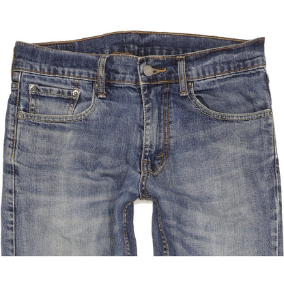 Levi's 511 Men Blue Straight Slim Stretch Jeans W30 L32