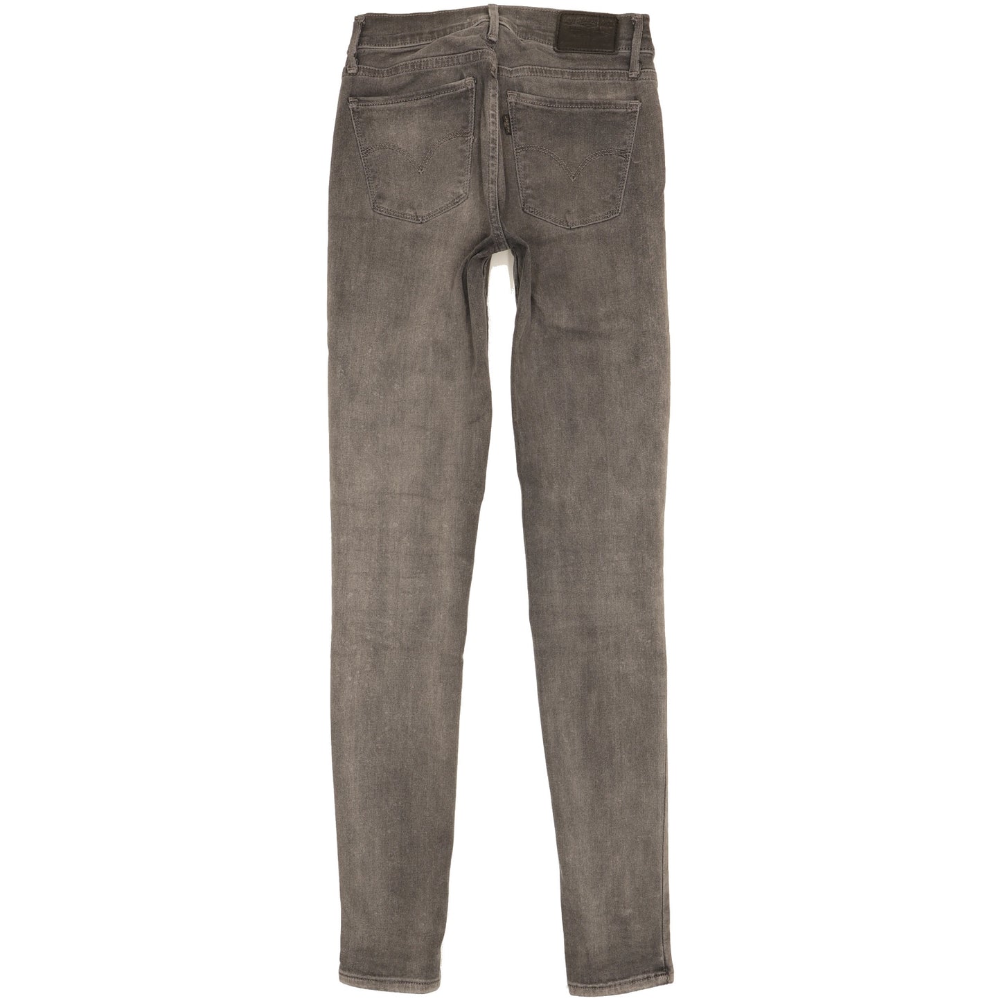 Levi's 710 Super Women Grey Skinny Slim Stretch Jeans W25 L30