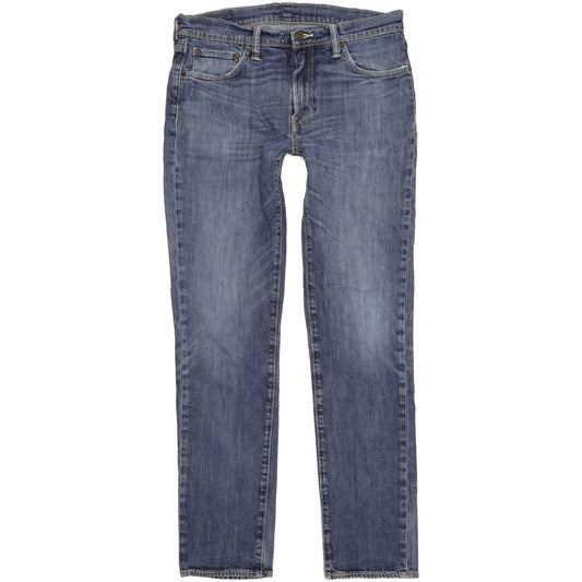 Levi's 511 Men Blue Straight Slim Stretch Jeans W33 L32