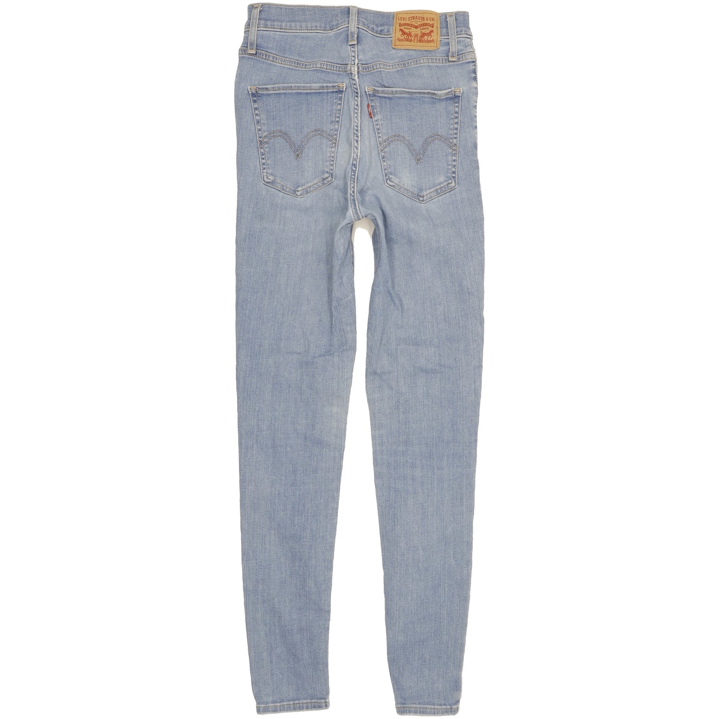 Levi's Mile Blue Skinny Slim Stretch Jeans High Waisted W28 L29