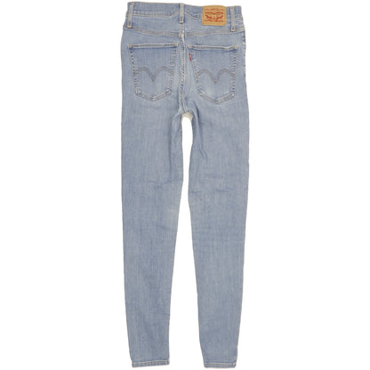 Levi's Mile Blue Skinny Slim Stretch Jeans High Waisted W28 L29