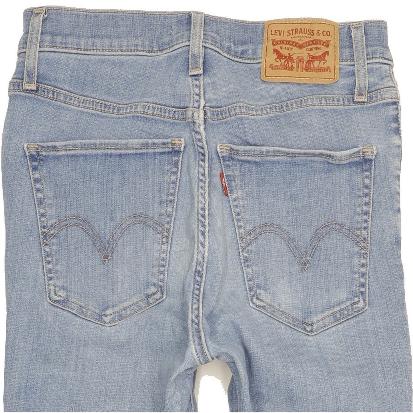 Levi's Mile Blue Skinny Slim Stretch Jeans High Waisted W28 L29