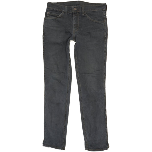 Levi's 511 Men Black Straight Slim Stretch Jeans W32 L31