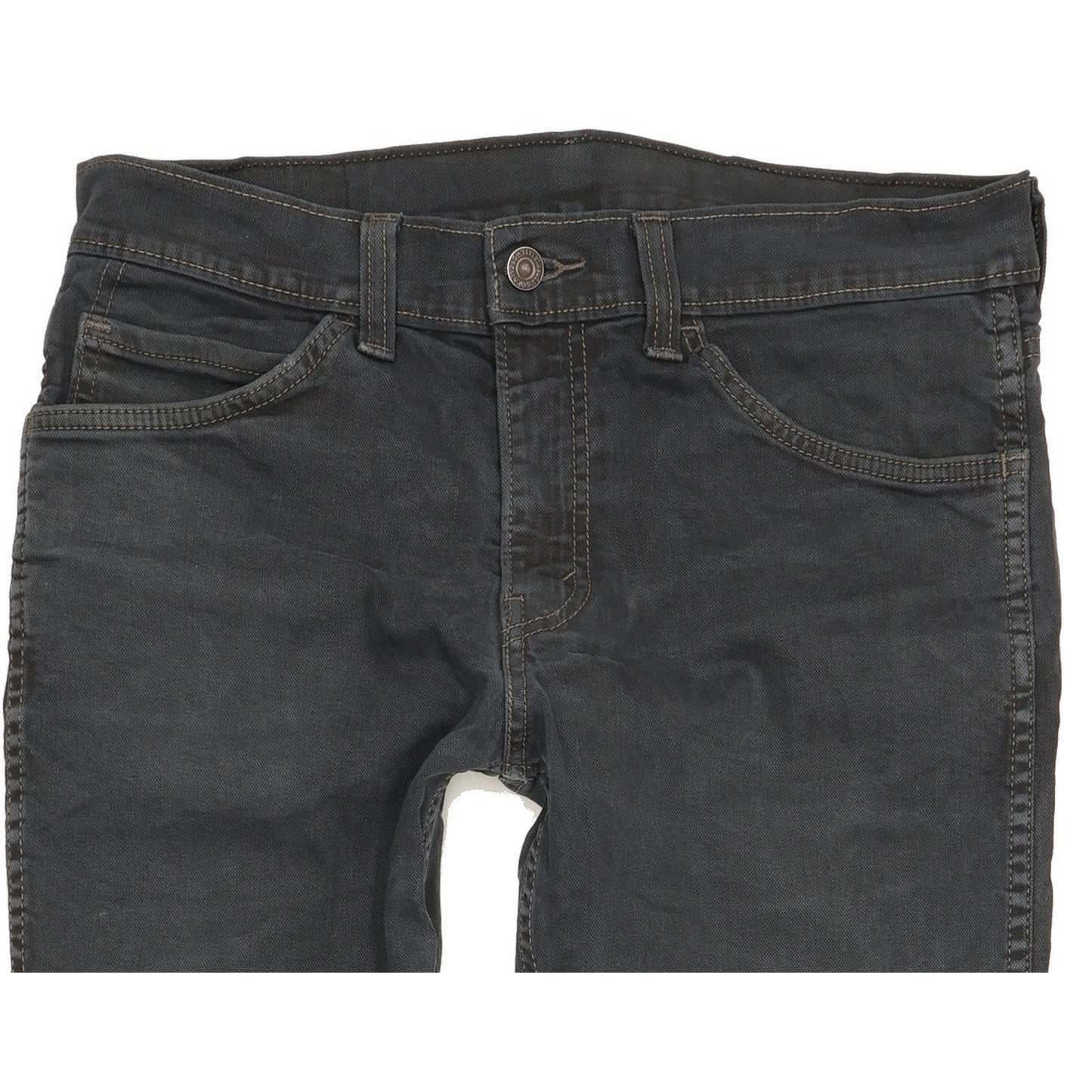 Levi's 511 Men Black Straight Slim Stretch Jeans W32 L31