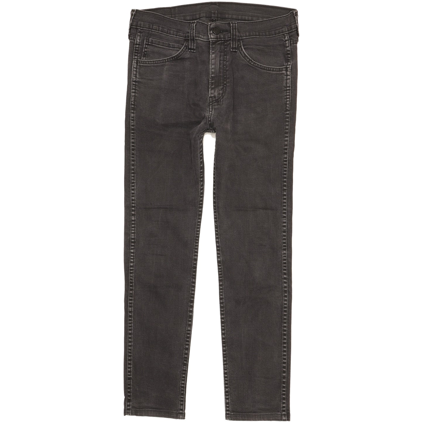 Levi's Men Black Straight Regular Stretch Jeans W30 L27