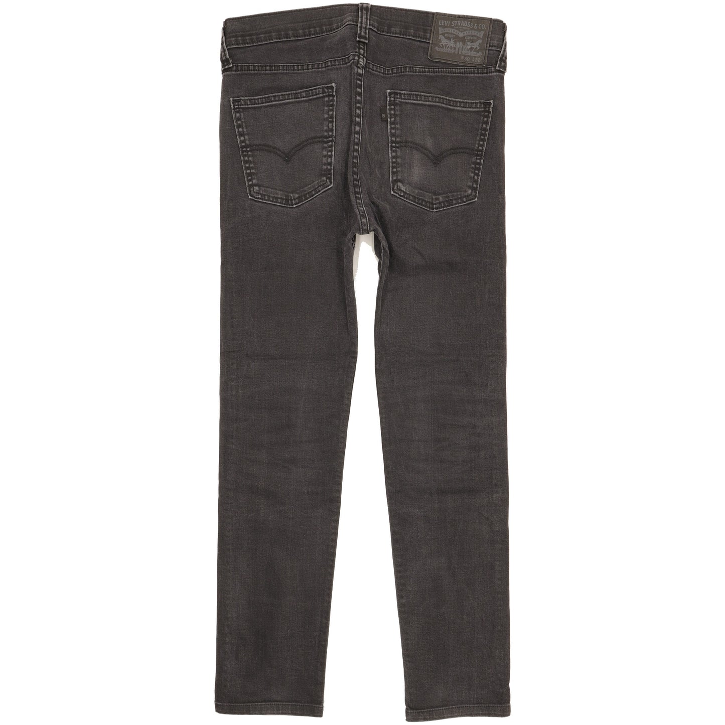 Levi's Men Black Straight Regular Stretch Jeans W30 L27
