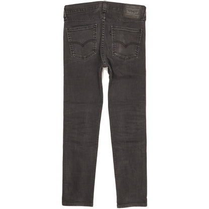 Levi's Men Black Straight Regular Stretch Jeans W30 L27